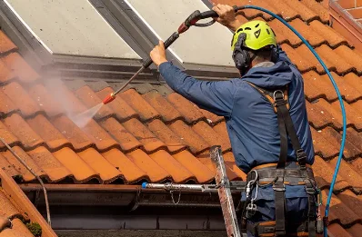 Démoussage et hydrofuge de toiture à Mayet